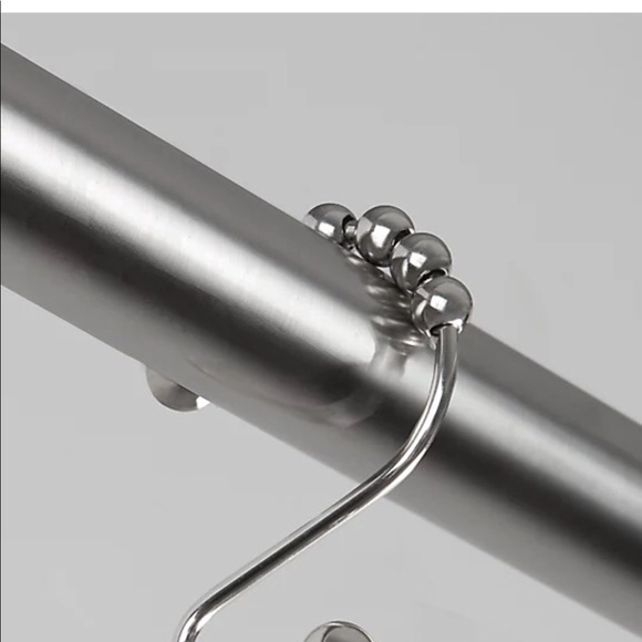 Echo Design Shower, Black/Gray/White Curtain Set - Picture 4 of 7